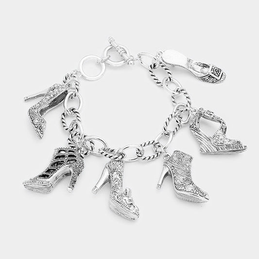 Shoes Charm Bracelet