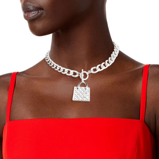 Silver Toggle Handbag Chain