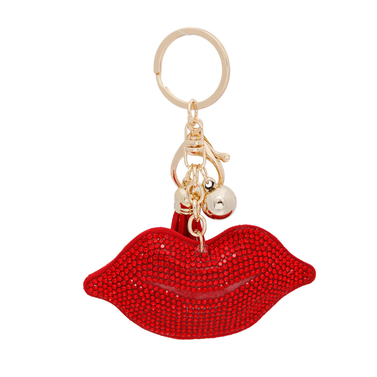 Red Lips Keychain Bag Charm