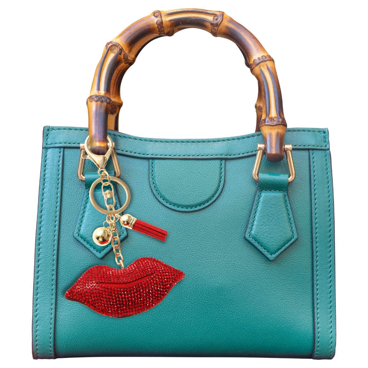Red Lips Keychain Bag Charm