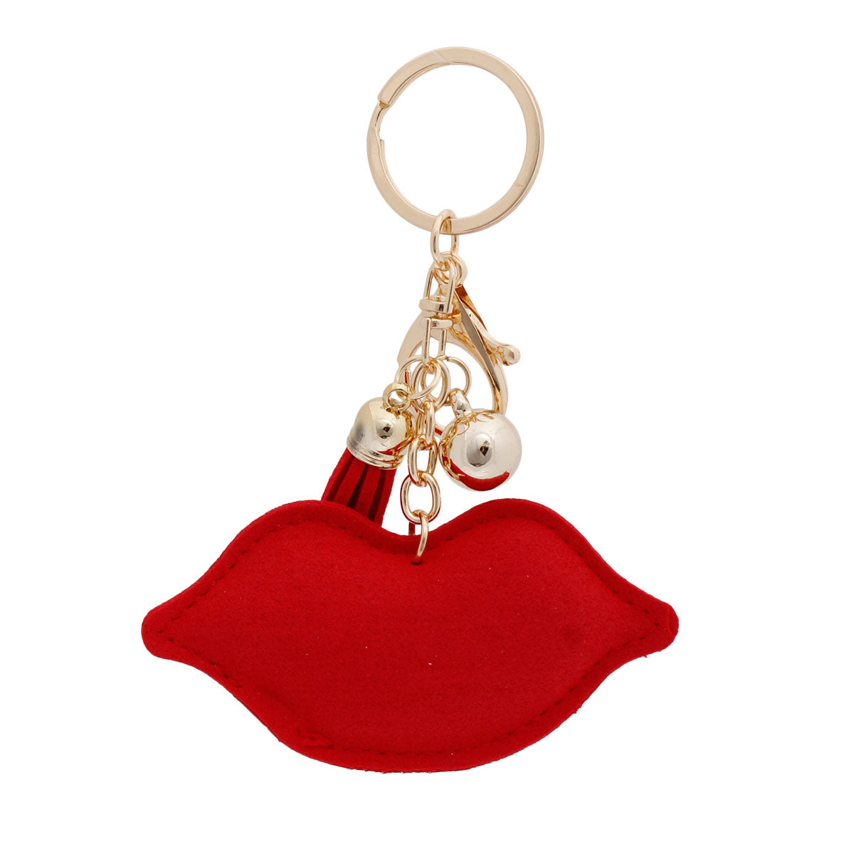 Red Lips Keychain Bag Charm