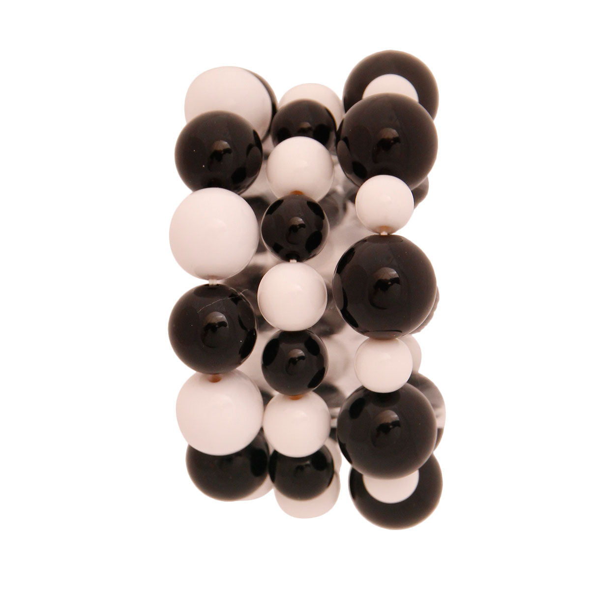 Black and White Pearl 3 Pc Bracelets