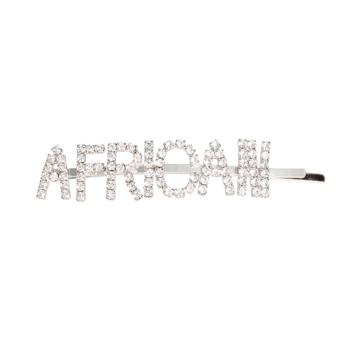 Silver AFRICAN Sparkle Hair Pin