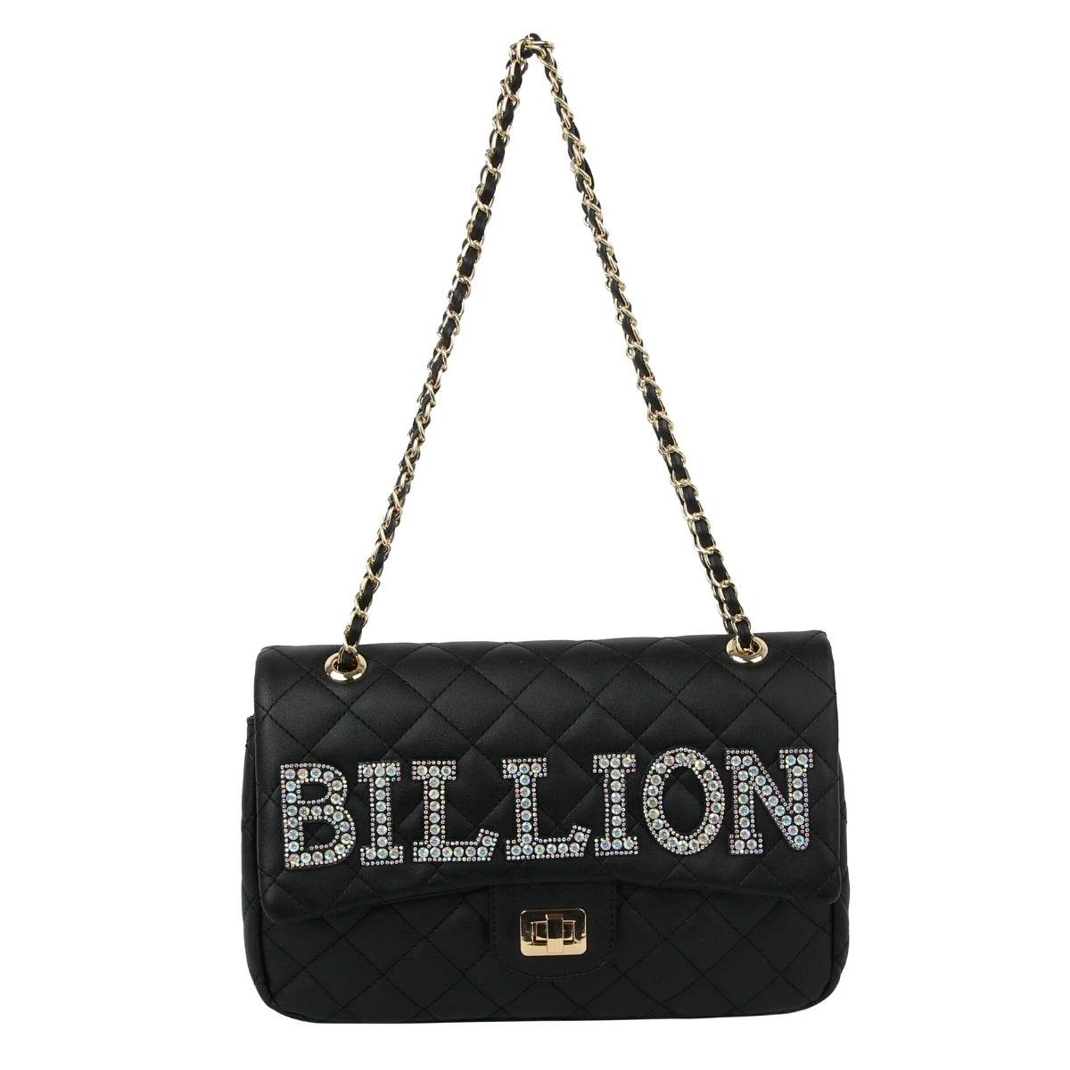 BILLION Black Quilted Handbag