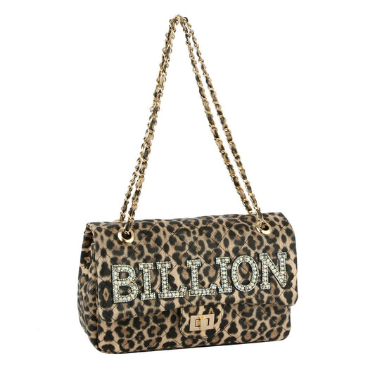 BILLION Leopard Quilted Handbag