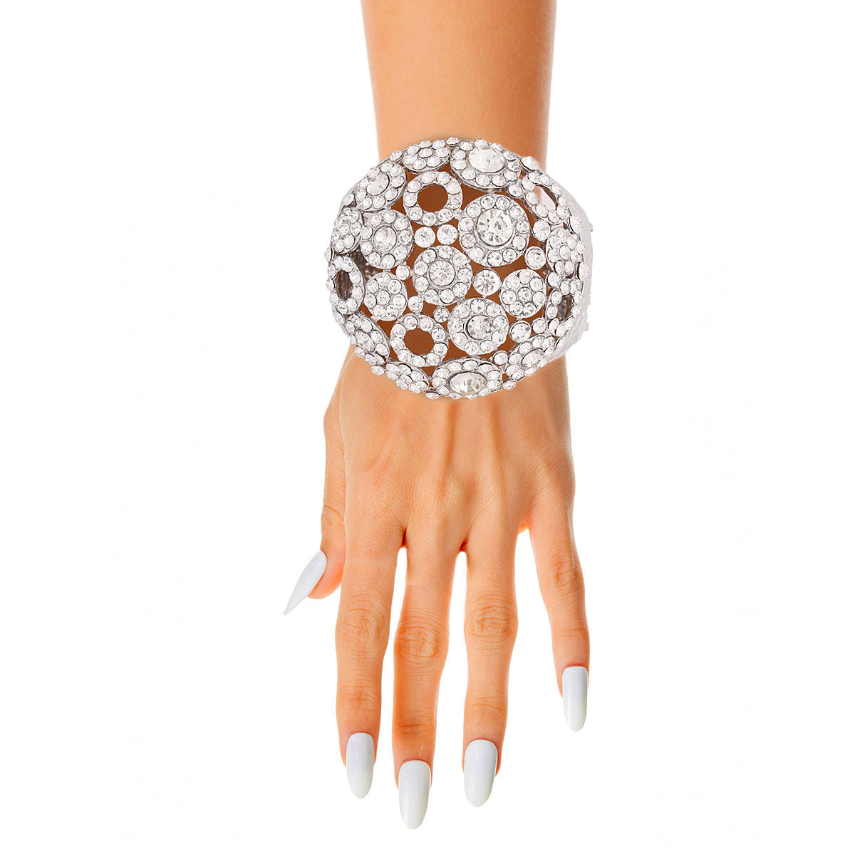 Silver Chunky Domed Cuff