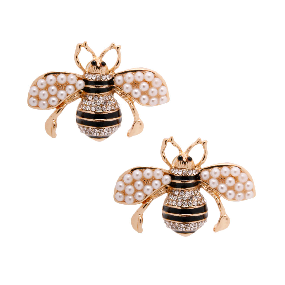 Pearl Designer Style Bee Studs