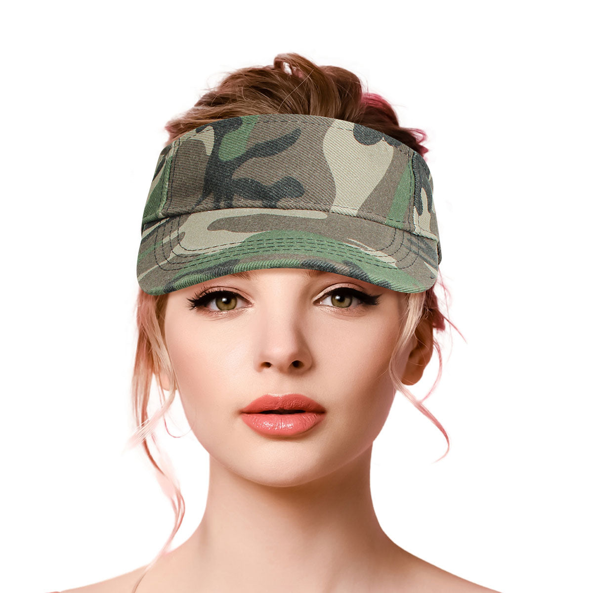 Camouflage Visor Hat