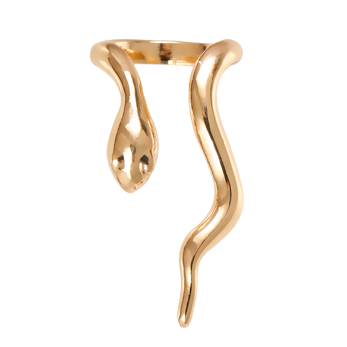 Gold Snake Wrap Ring