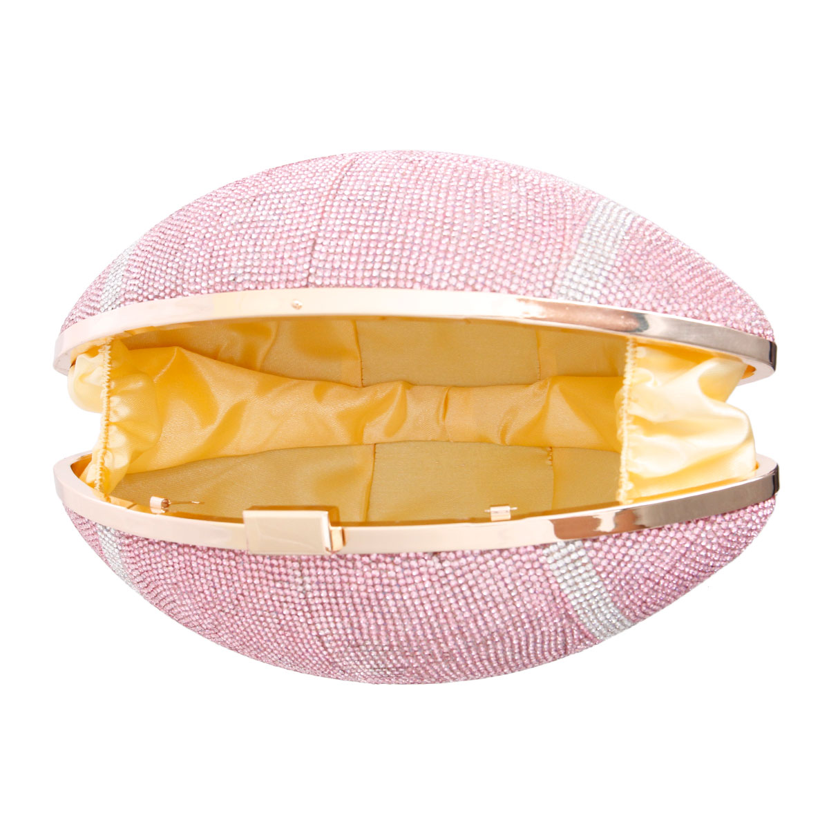 Pink Bling Football Clutch