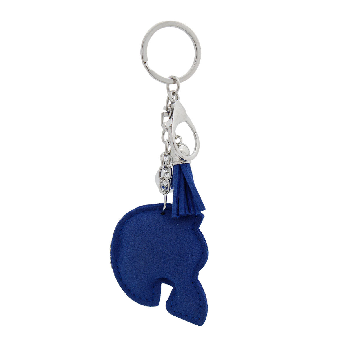 Blue Football Helmet Keychain Bag Charm