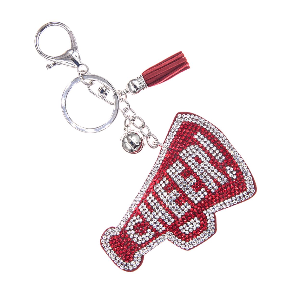 Red Megaphone Keychain Bag Charm