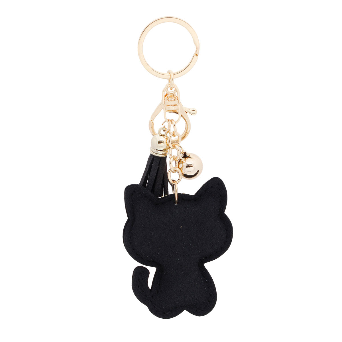 Black Kitten Keychain Bag Charm