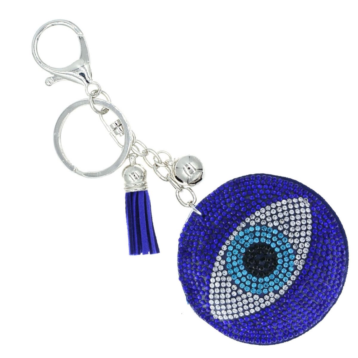 Royal Blue Evil Eye Key Chain