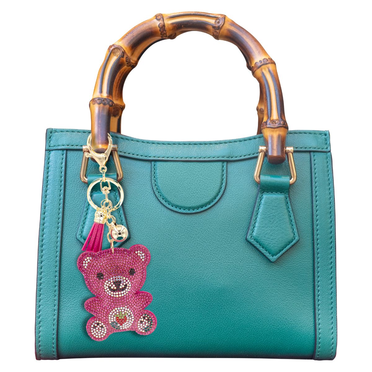 Teddy Bear Keychain Bag Charm