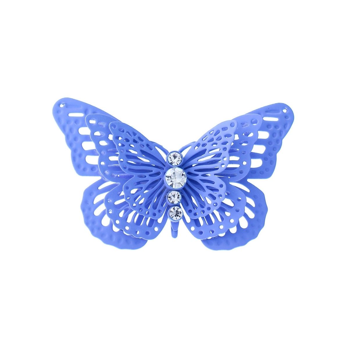Blue 3D Butterfly Brooch